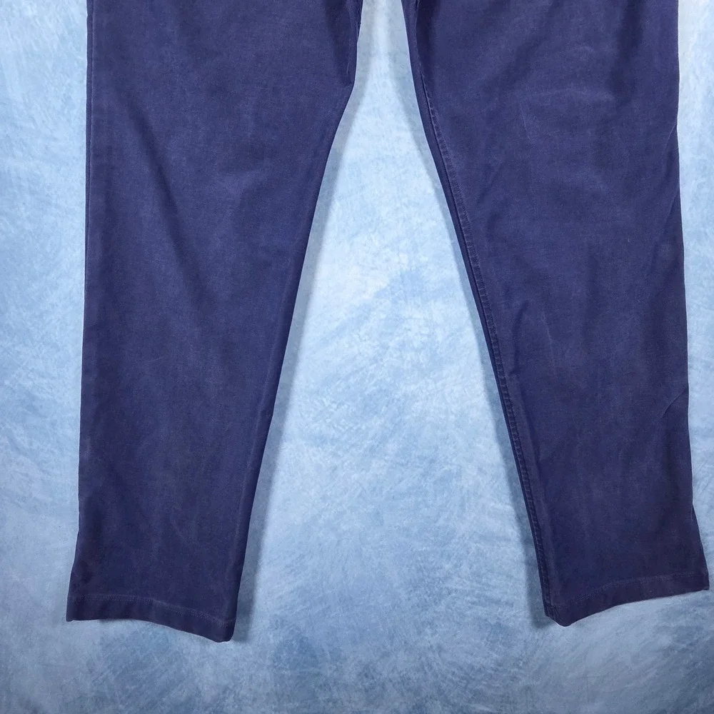 Lululemon ABC Pant Slim Corduroy Navy Blue Mens 34 LM5AQJS-04